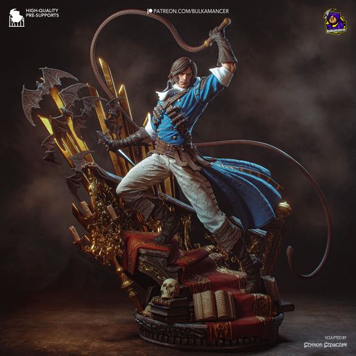Richter Belmont Castlevania statua da collezione IceBreaker Series