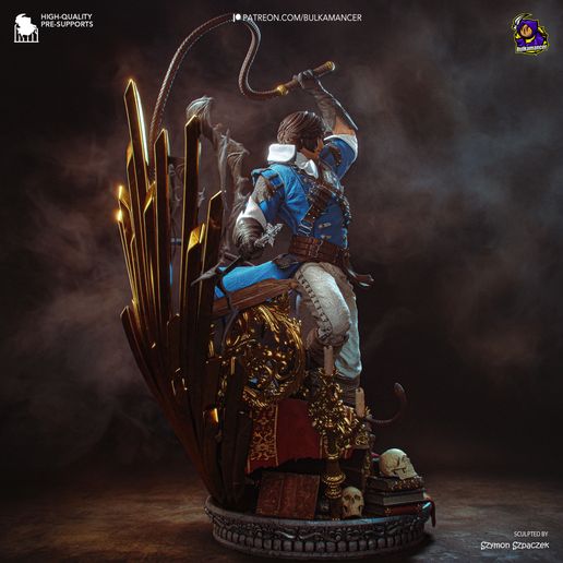 Richter Belmont Castlevania statua da collezione IceBreaker Series