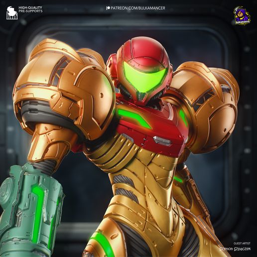 Samus Aran Metroid statua da collezione IceBreaker Series