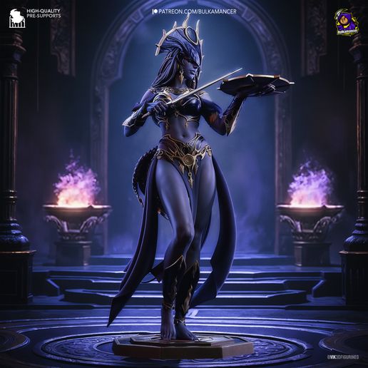Shar Baldur's Gate 3 statua da collezione IceBreaker Series