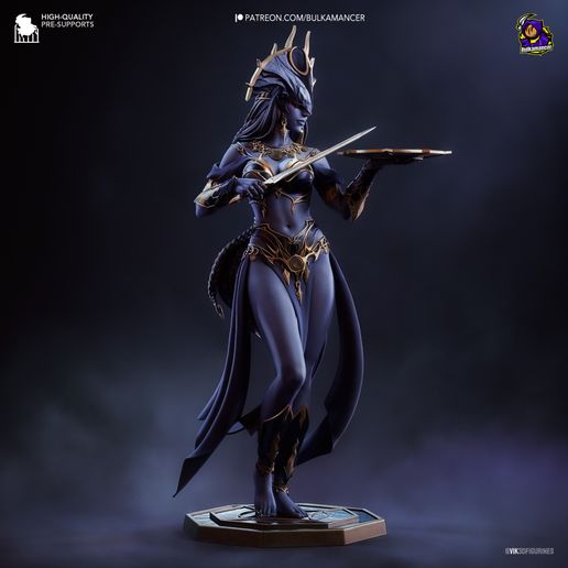 Shar Baldur's Gate 3 statua da collezione IceBreaker Series