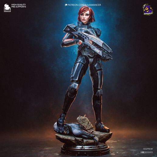 Jane Shepard Mass Effect statua da collezione IceBreaker Series