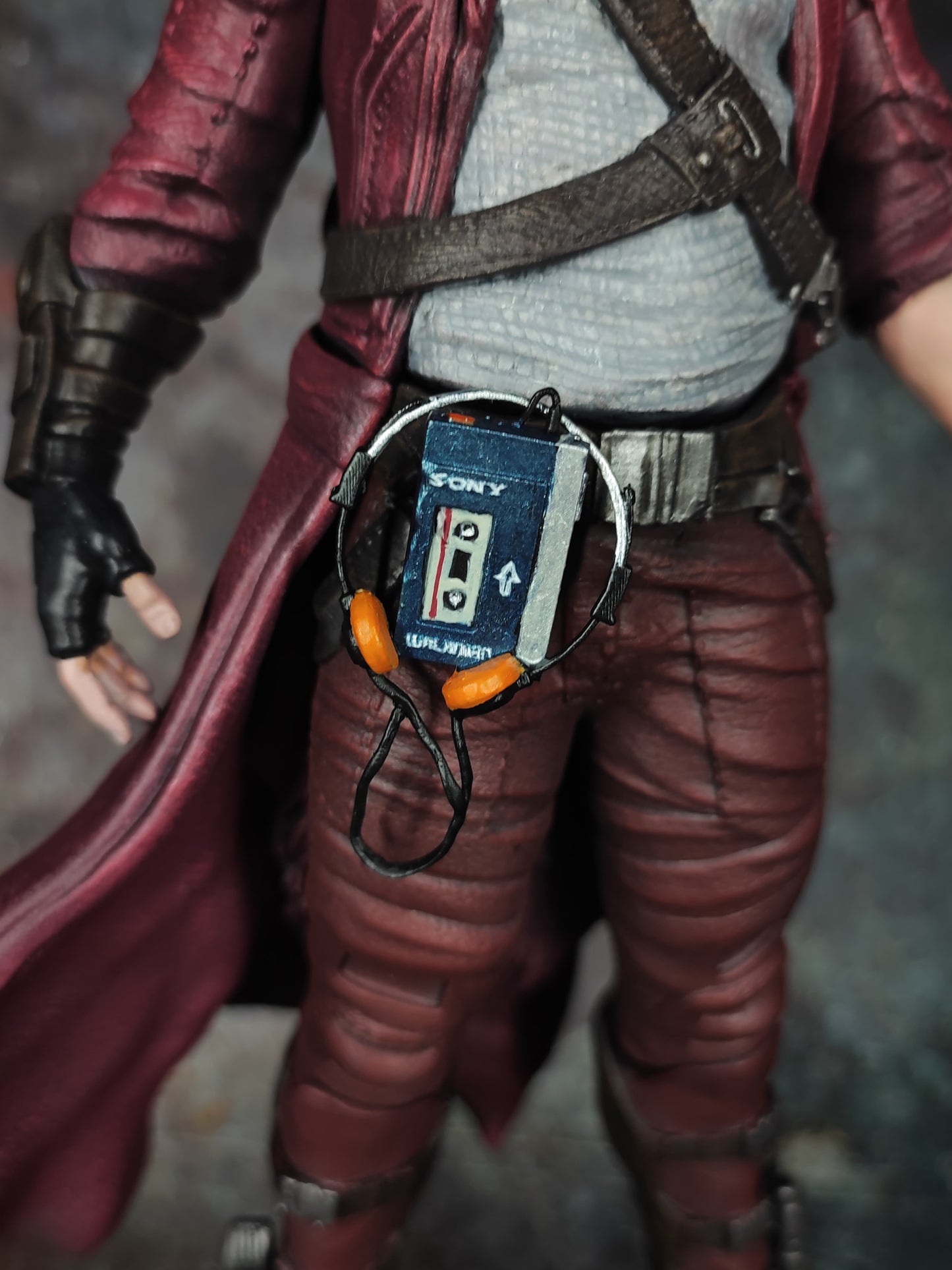 Action Figure Star Lord, Statua Star Lord da 32 cm, Star Lord statua da collezione, dettagli incredibili, Action Figure esclusiva Made in Italy