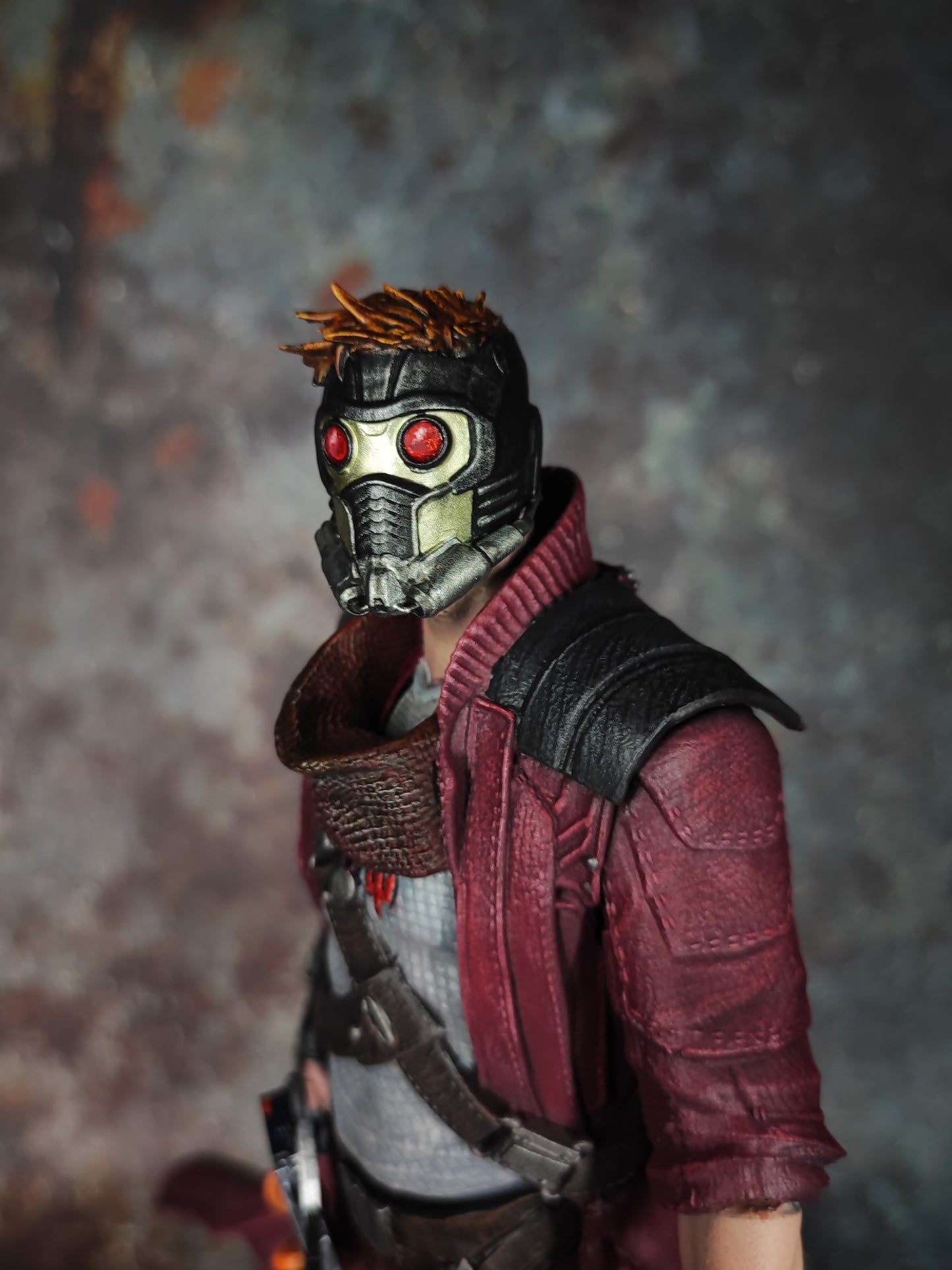 Action Figure Star Lord, Statua Star Lord da 32 cm, Star Lord statua da collezione, dettagli incredibili, Action Figure esclusiva Made in Italy