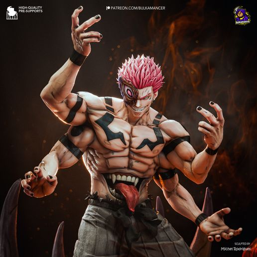 Sukuna Ryomen statua da collezione IceBreaker Series
