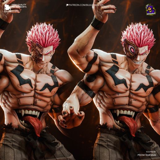 Sukuna Ryomen statua da collezione IceBreaker Series
