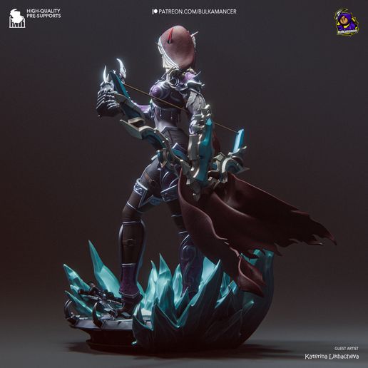 Sylvanas Windrunner World of Warcraft statua da collezione IceBreaker Series