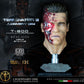 Terminator Statue Head T-800 real LIFE SIZE! Scala 1:1 Amazing  Action figure di Arnold Schwarzenegger massimo realismo con LED integrato