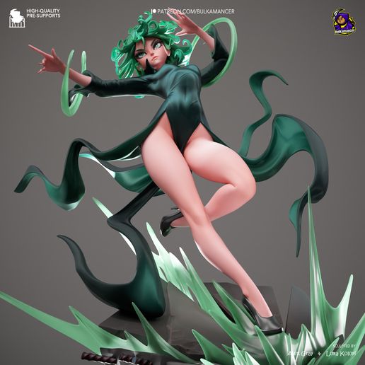 Tatsumaki One-Punch Man statua da collezione IceBreaker Series