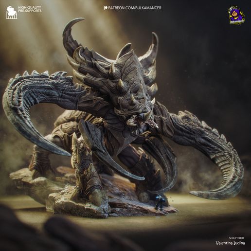 Ultralisk Sci-Fi statua da collezione IceBreaker Series