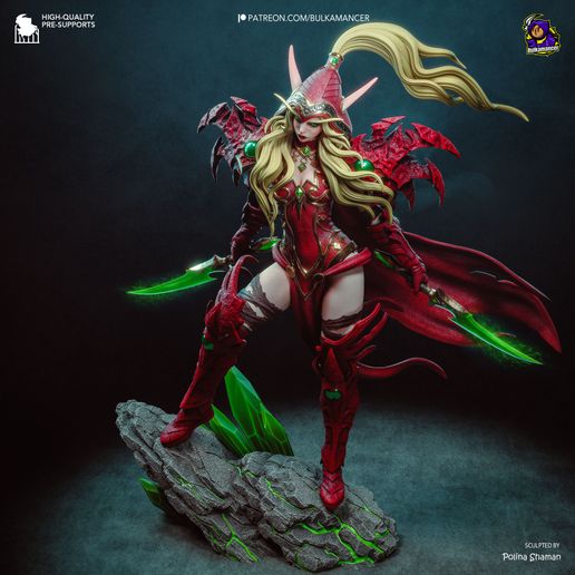 Valeera World of Warcraft statua da collezione IceBreaker Series