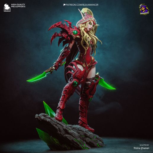 Valeera World of Warcraft statua da collezione IceBreaker Series