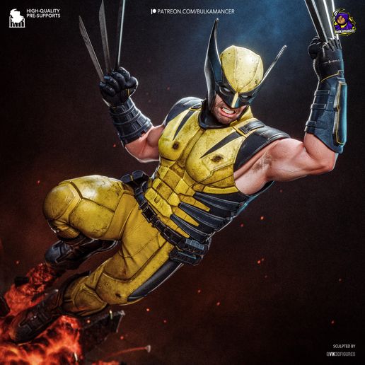 Wolverine Marvel statua da collezione IceBreaker Series
