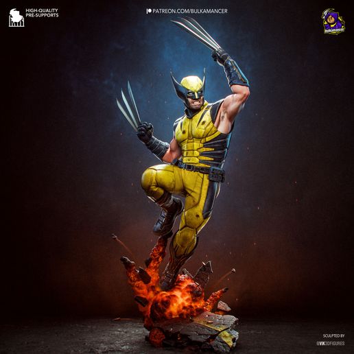 Wolverine Marvel statua da collezione IceBreaker Series