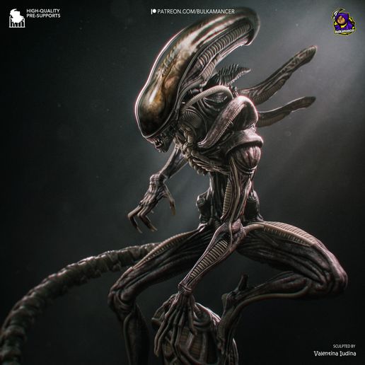 Xenomorph Sci-Fi statua da collezione IceBreaker Series