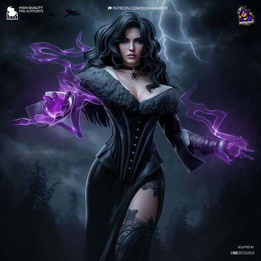 Yennefer The Witcher statua da collezione IceBreaker Series