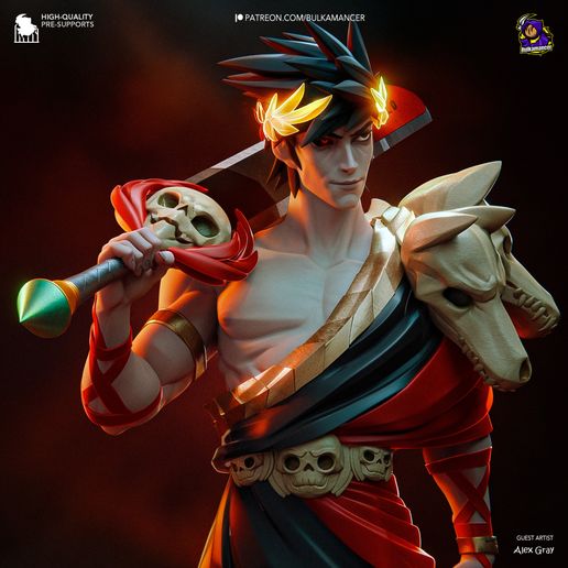 Zagreus Hades statua da collezione IceBreaker Series