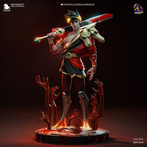 Zagreus Hades statua da collezione IceBreaker Series