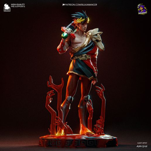 Zagreus Hades statua da collezione IceBreaker Series