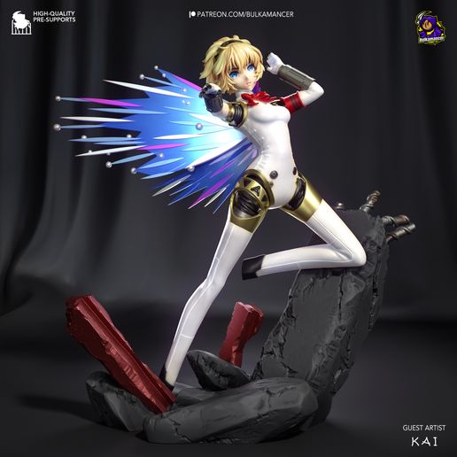 Aigis Persona 3 Reload statua da collezione IceBreaker Series