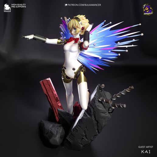 Aigis Persona 3 Reload statua da collezione IceBreaker Series