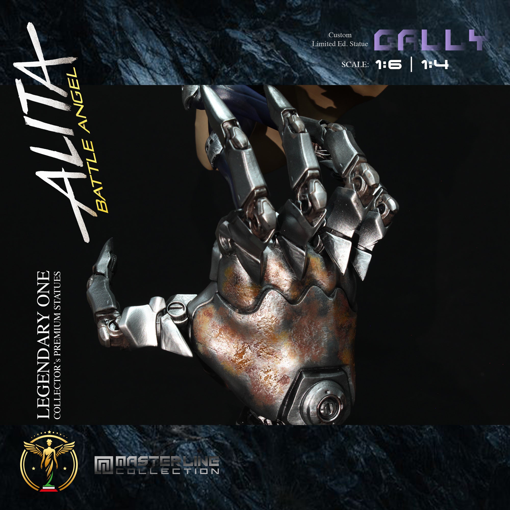 Alita Battle Angel Gally Gunnm Premium Statue: Limited Edition Scale 1:4 & 1:6 – L’Angelo della Morte di Jeru
