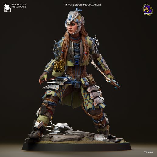 Aloy Horizon: Forbidden West statua da collezione IceBreaker Series