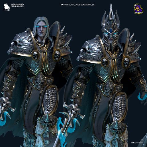 Arthas World of Warcraft statua da collezione IceBreaker Series