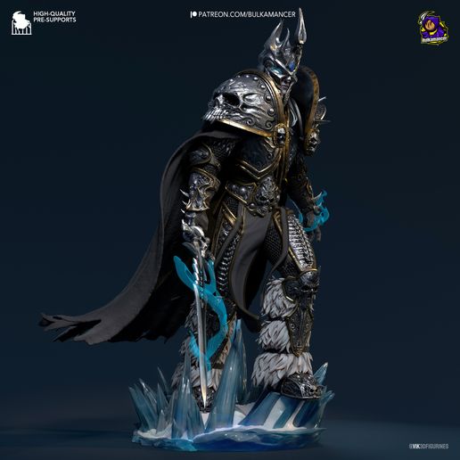 Arthas World of Warcraft statua da collezione IceBreaker Series