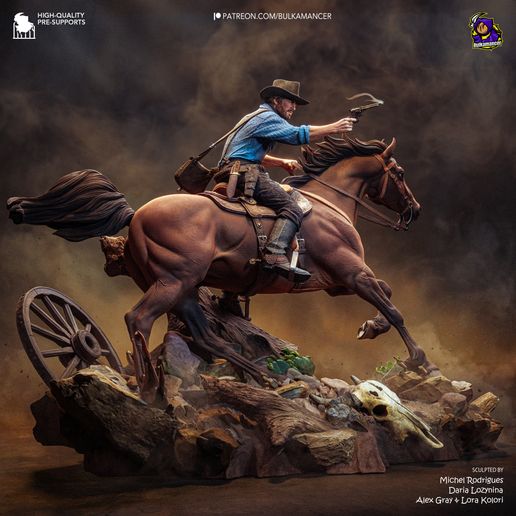 Arthur Morgan Red Dead Redemption statua da collezione IceBreaker Series