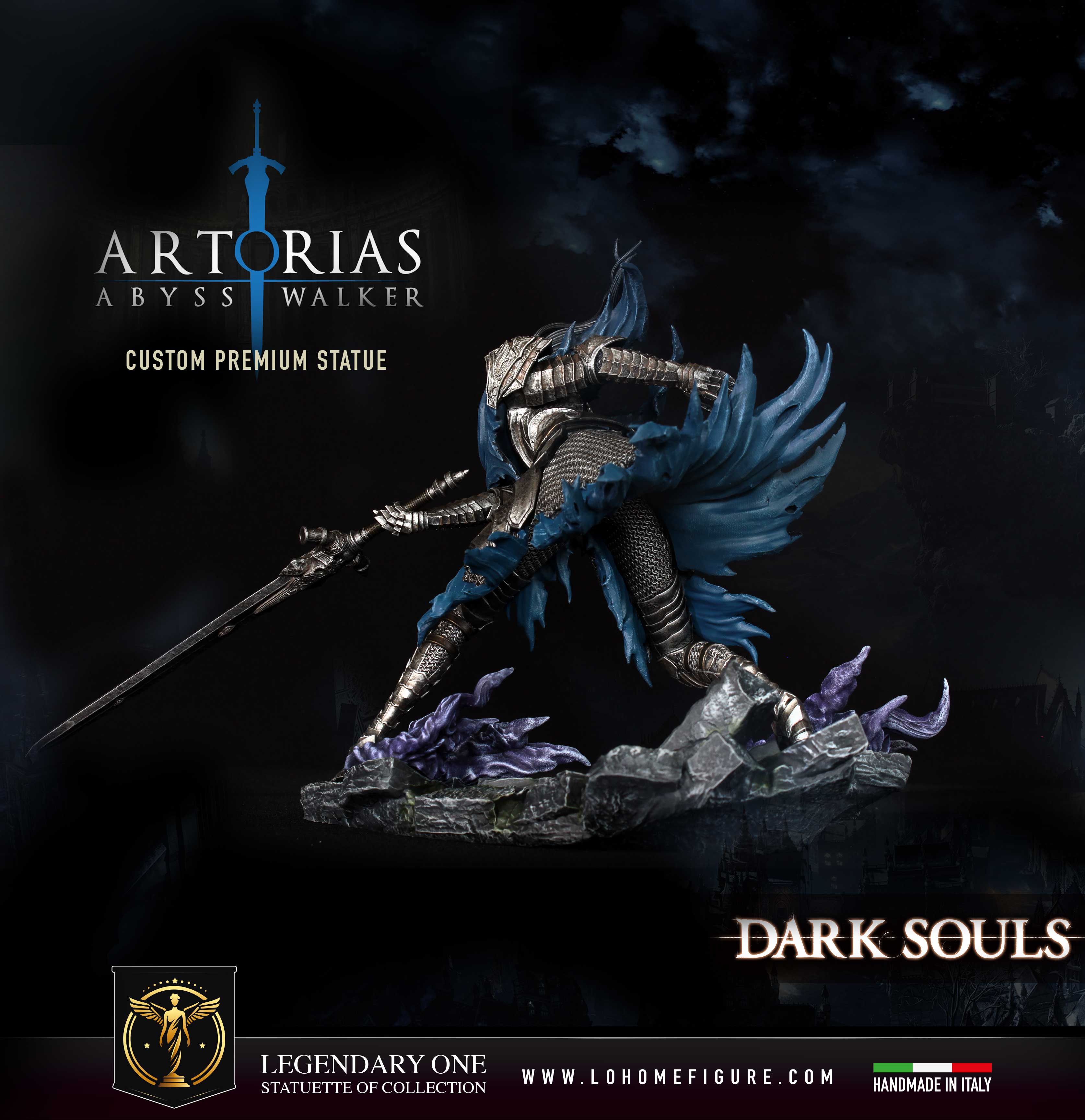 Artorias Statua da collezione - Dark Souls Figure - The Abyss Walker Real Game Color scala 1:4