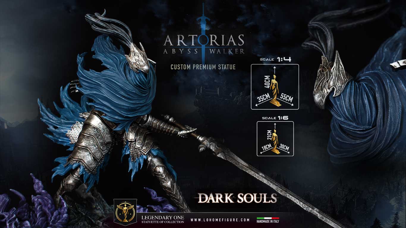 Artorias Statua da collezione - Dark Souls Figure - The Abyss Walker Real Game Color scala 1:4