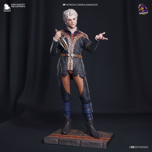 Astarion Baldur's Gate 3 statua da collezione IceBreaker Series