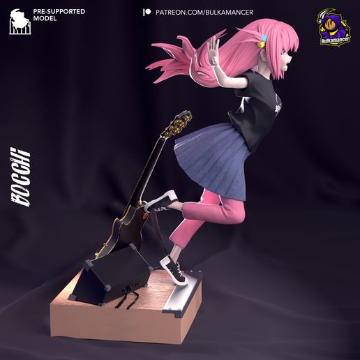 Hitori Gotoh Bocchi the Rock statua da collezione IceBreaker Series