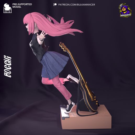 Hitori Gotoh Bocchi the Rock statua da collezione IceBreaker Series