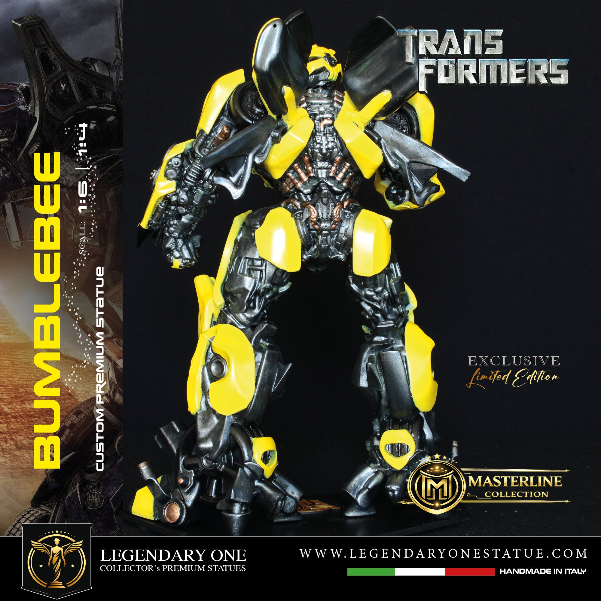 Bumblebee Statua da collezione - Transformers Figure Real Cinematic Color - Limited Edition - scala 1:6