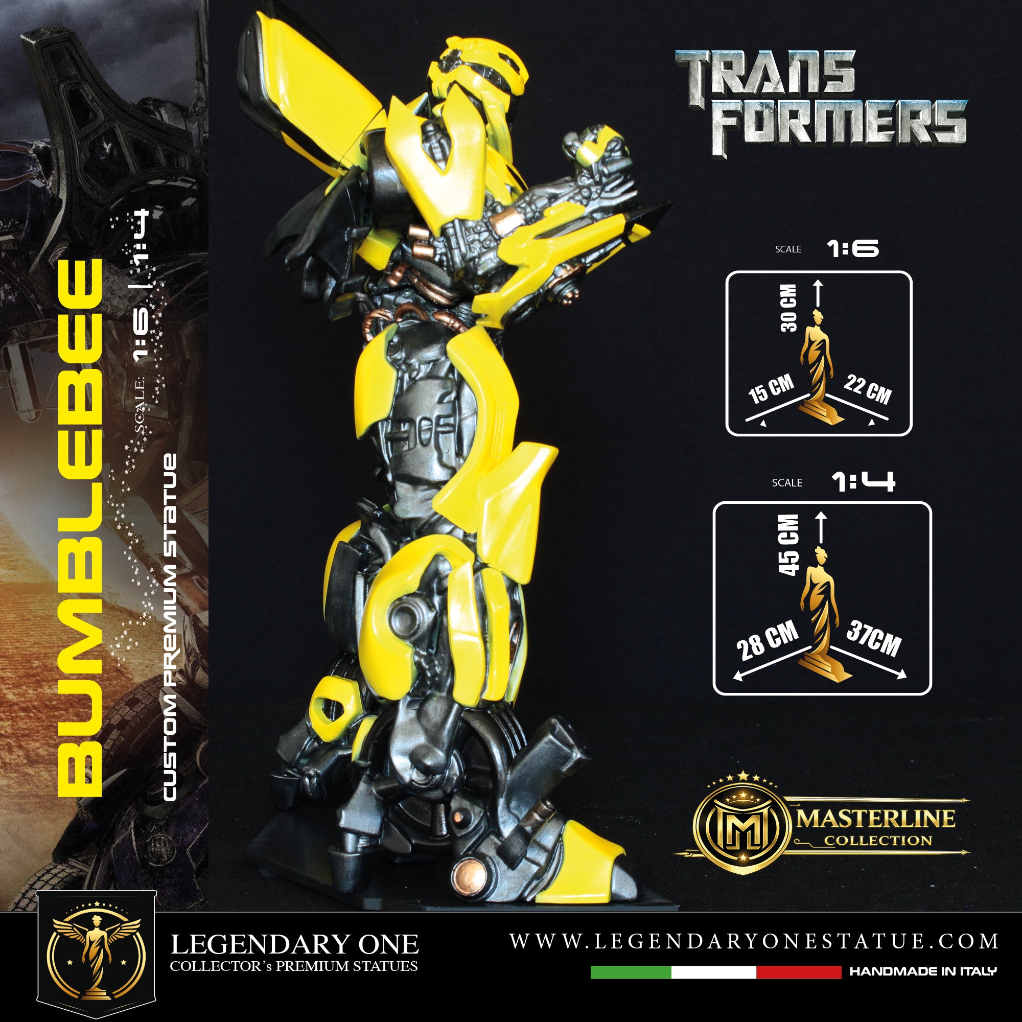 Bumblebee Statua da collezione - Transformers Figure Real Cinematic Color - Limited Edition - scala 1:6