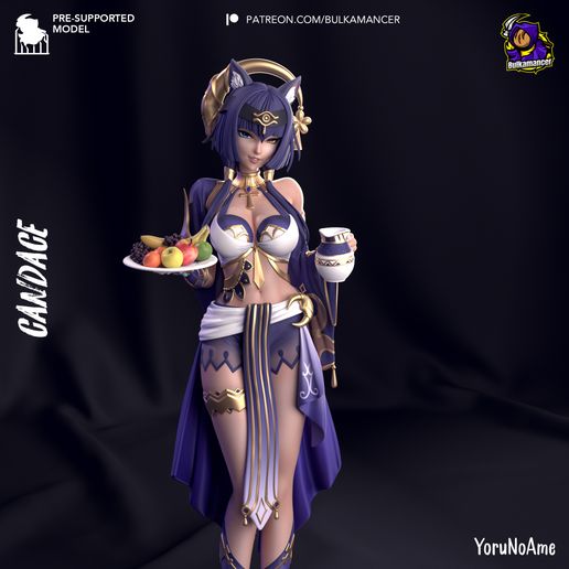 Candace Genshin Impact statua da collezione IceBreaker Series
