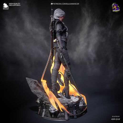 Ciri (Stylized) The Witcher 4 statua da collezione IceBreaker Series