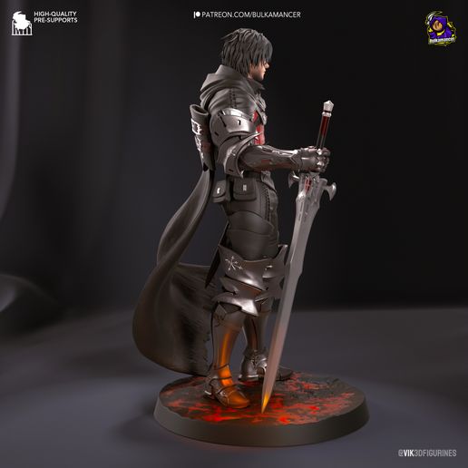 Clive Rosfield Final Fantasy XVI statua da collezione IceBreaker Series