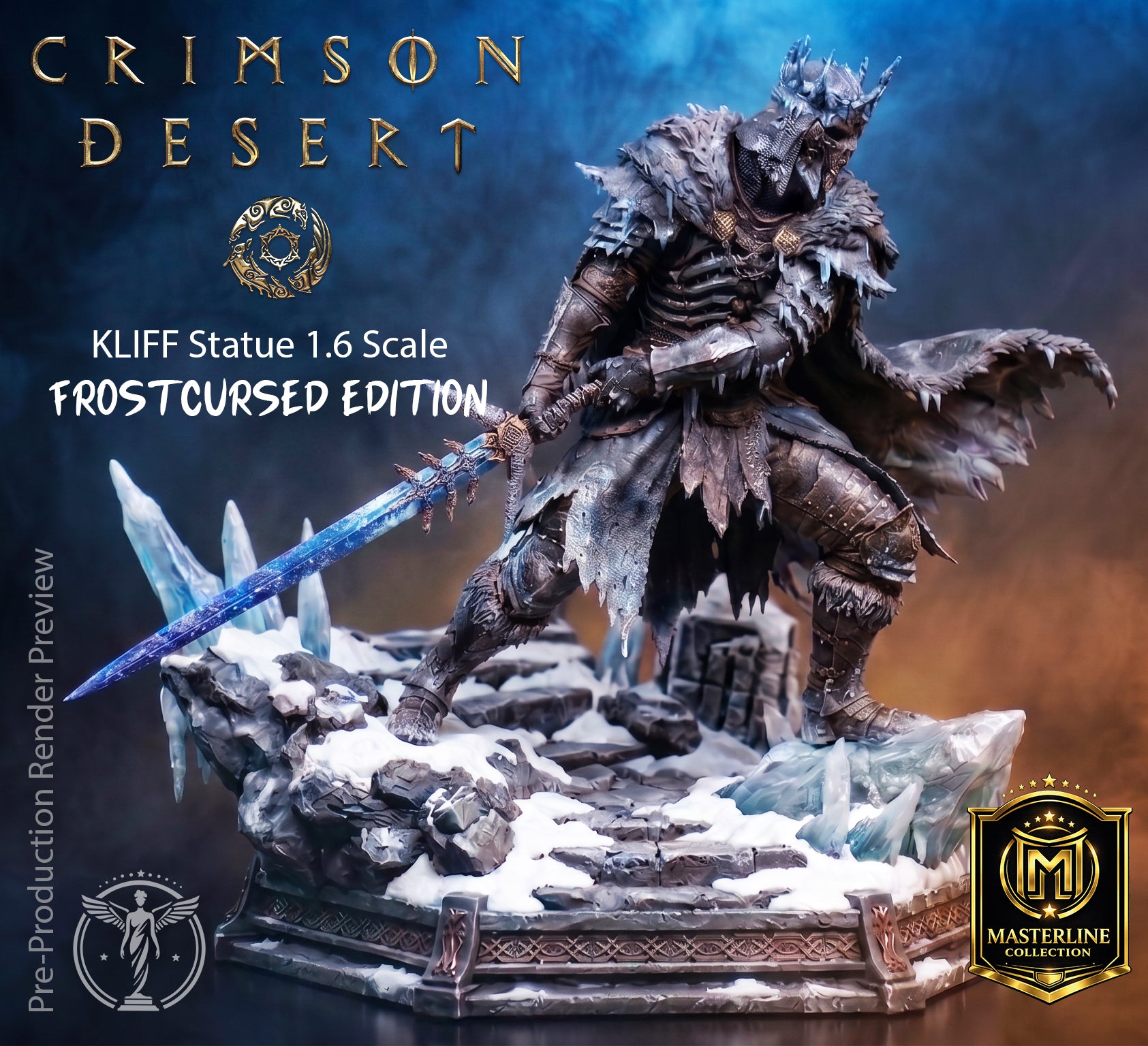 Crimson Desert Statua da collezione Kliff Frostcursed Exclusive Edition, 1:6  Scale - Founder Project
