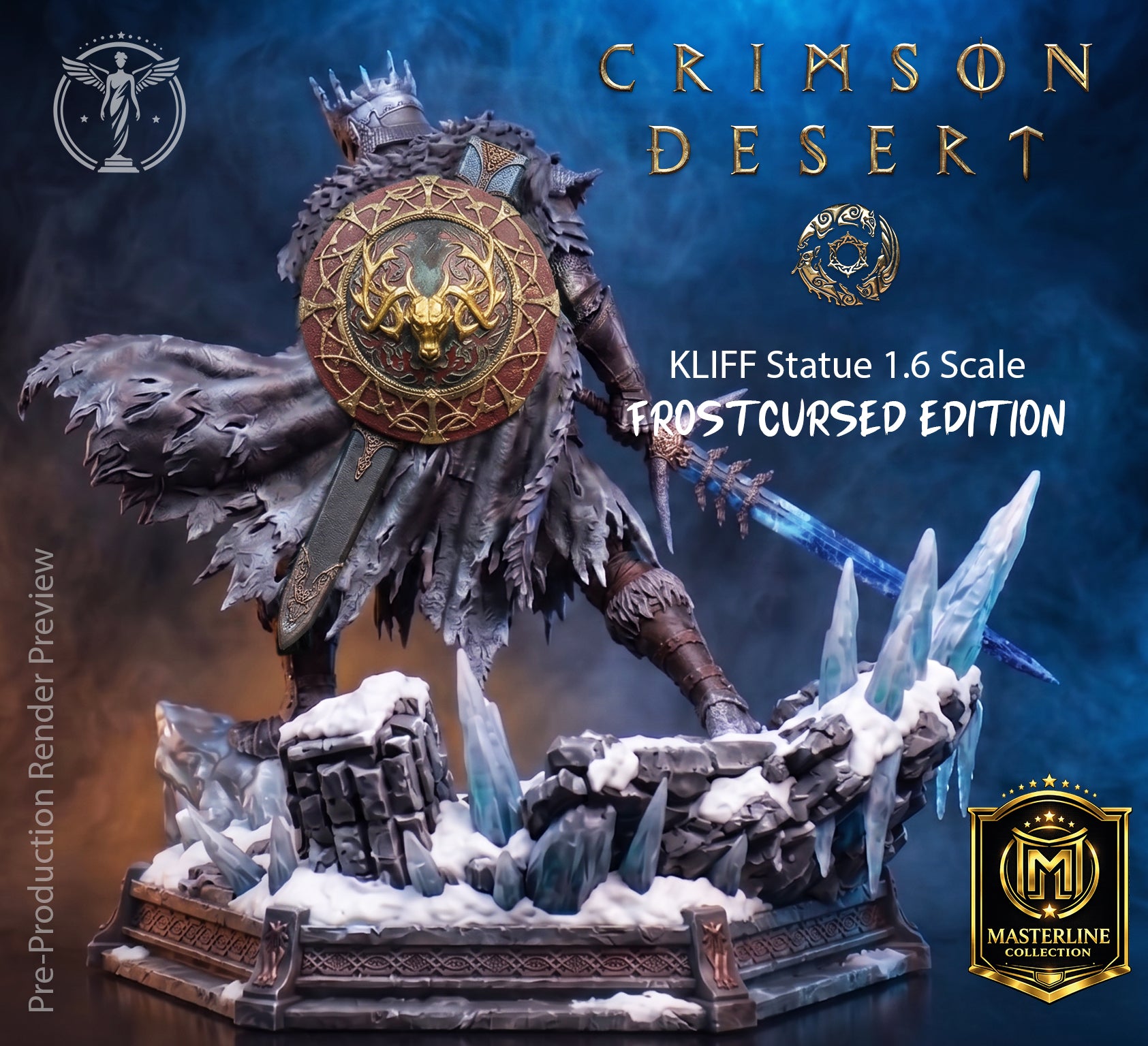 Crimson Desert Statua da collezione Kliff Frostcursed Exclusive Edition, 1:6  Scale - Founder Project