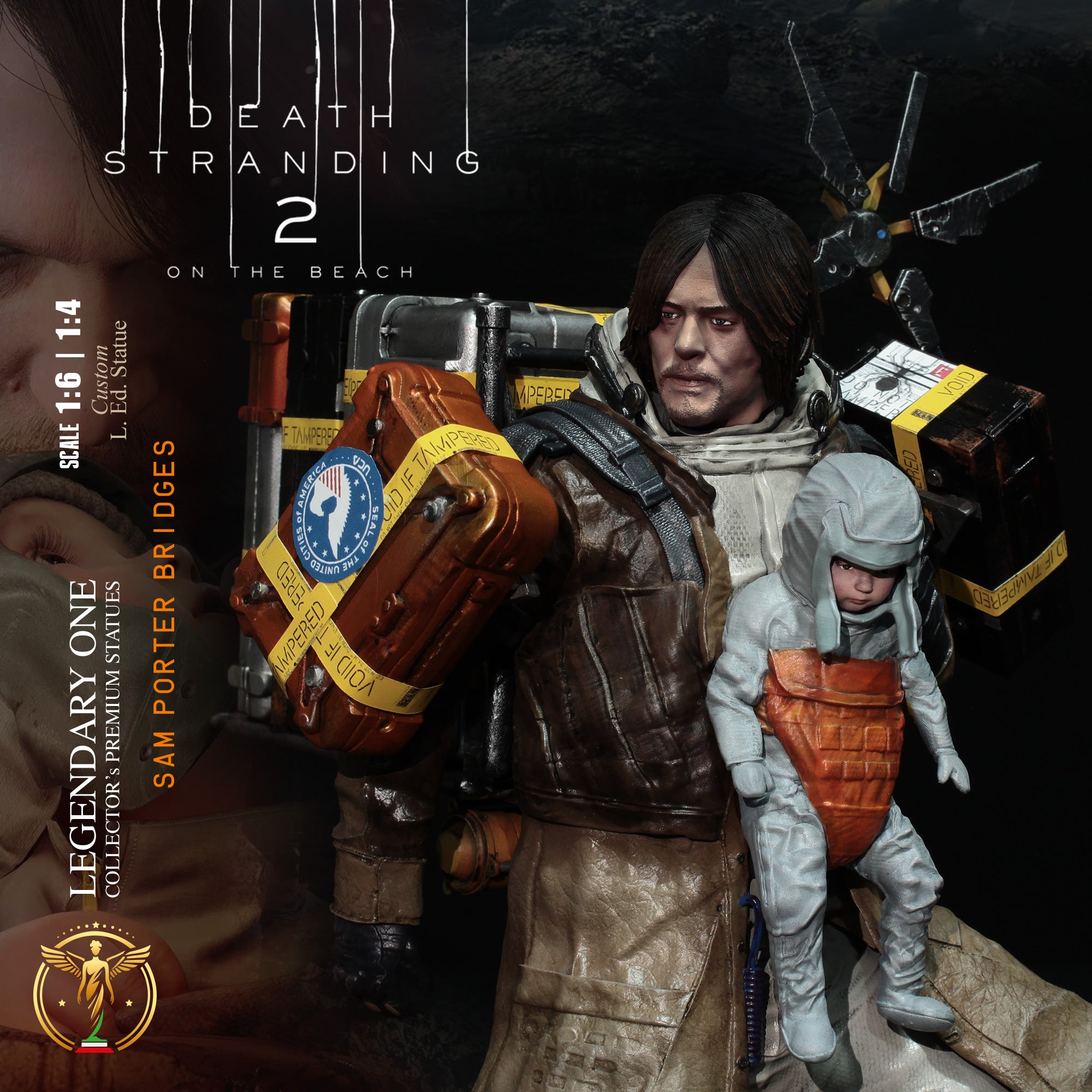 Sam Porter Bridges Statua da collezione esclusiva - Death Stranding 2: On the Beach Figure