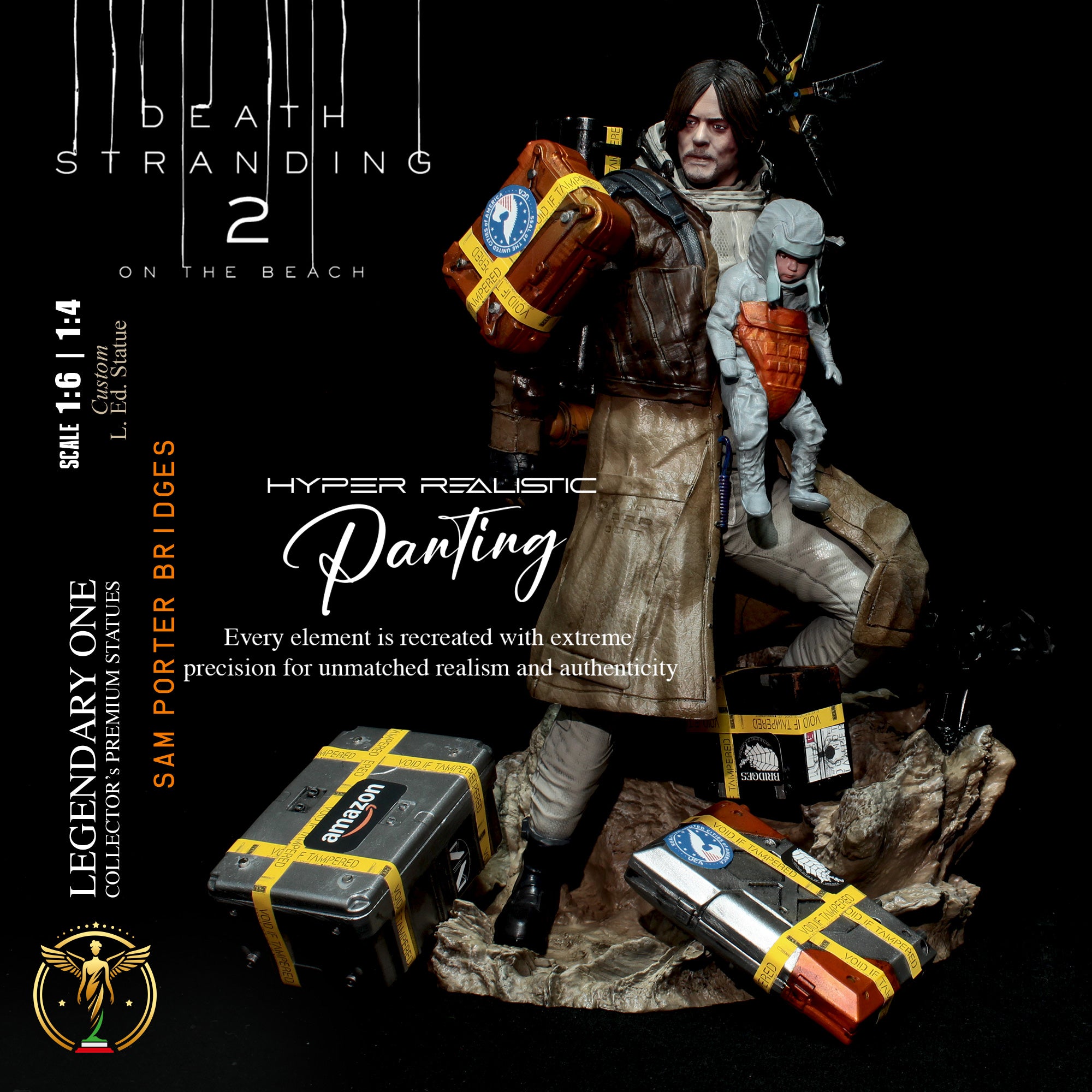 Sam Porter Bridges Statua da collezione esclusiva - Death Stranding 2: On the Beach Figure