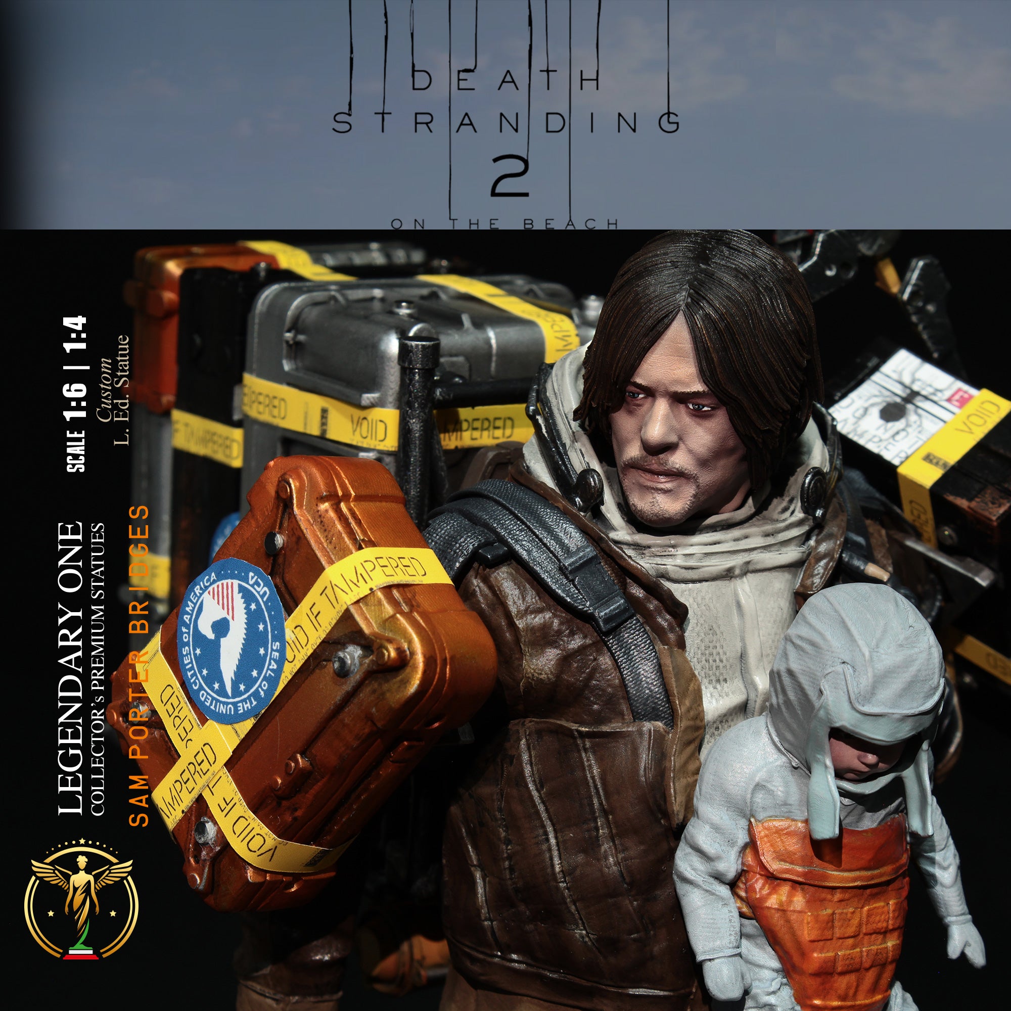 Sam Porter Bridges Statua da collezione esclusiva - Death Stranding 2: On the Beach Figure