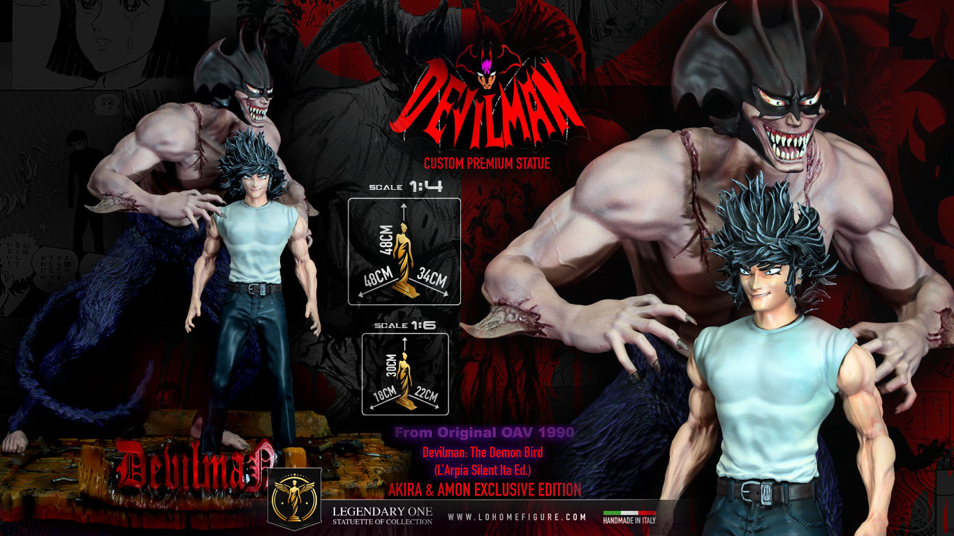 Devilman Statua da collezione - Akira e Amon Figure - scala 1:4