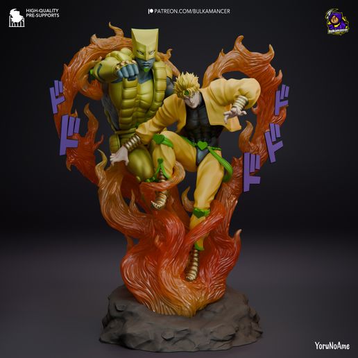 Dio and the World Jojo's Bizarre Adventure statua da collezione IceBreaker Series