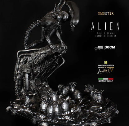 Alien Statue, Xenomorph figure Limited Edition con LED e base, alien diorama completo con incredibile realismo e qualità 12k figurines