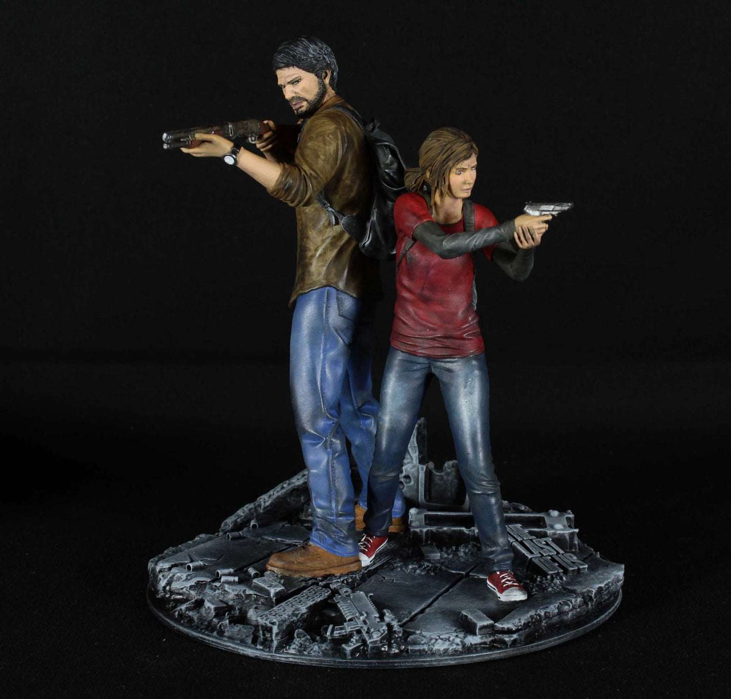 The Last of Us Diorama, Diorama The Last of Us Limited Edition con LED e base diorama completo The last of Us con incredibile realismo e qualità 12k action figure