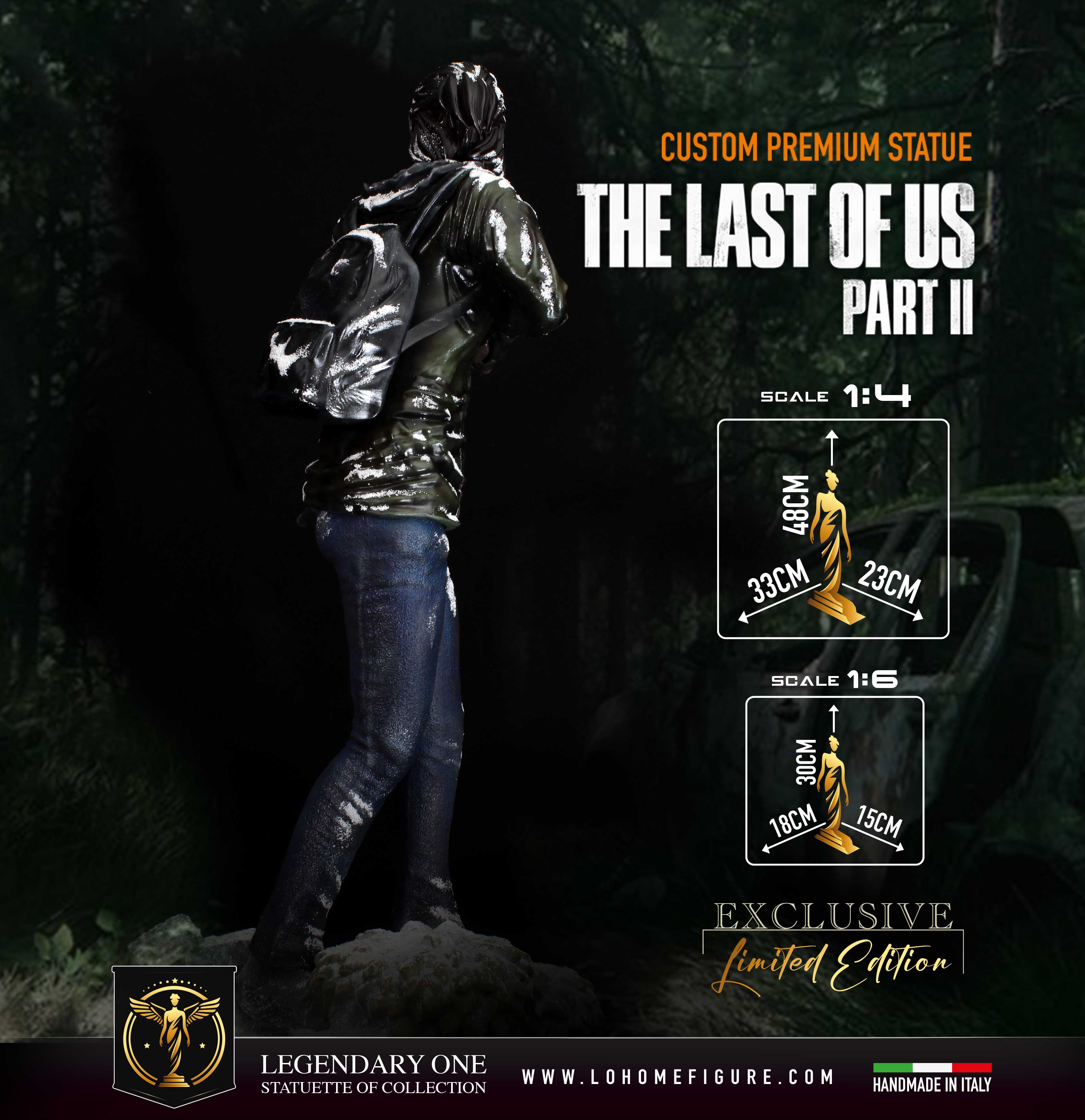 Ellie Williams Statua da collezione Esclusiva - The Last of Us Figure Limited Edition - scala 1:4
